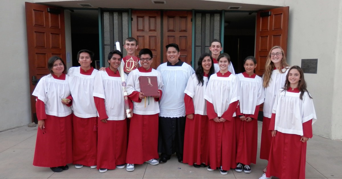 New Altar Server Training St. Thomas Aquinas Catholic Church Ojai, CA